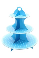 Etagere Cupcake Blauw Carton