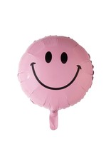 Folie ballon Smiley Babyroze  (45 cm)