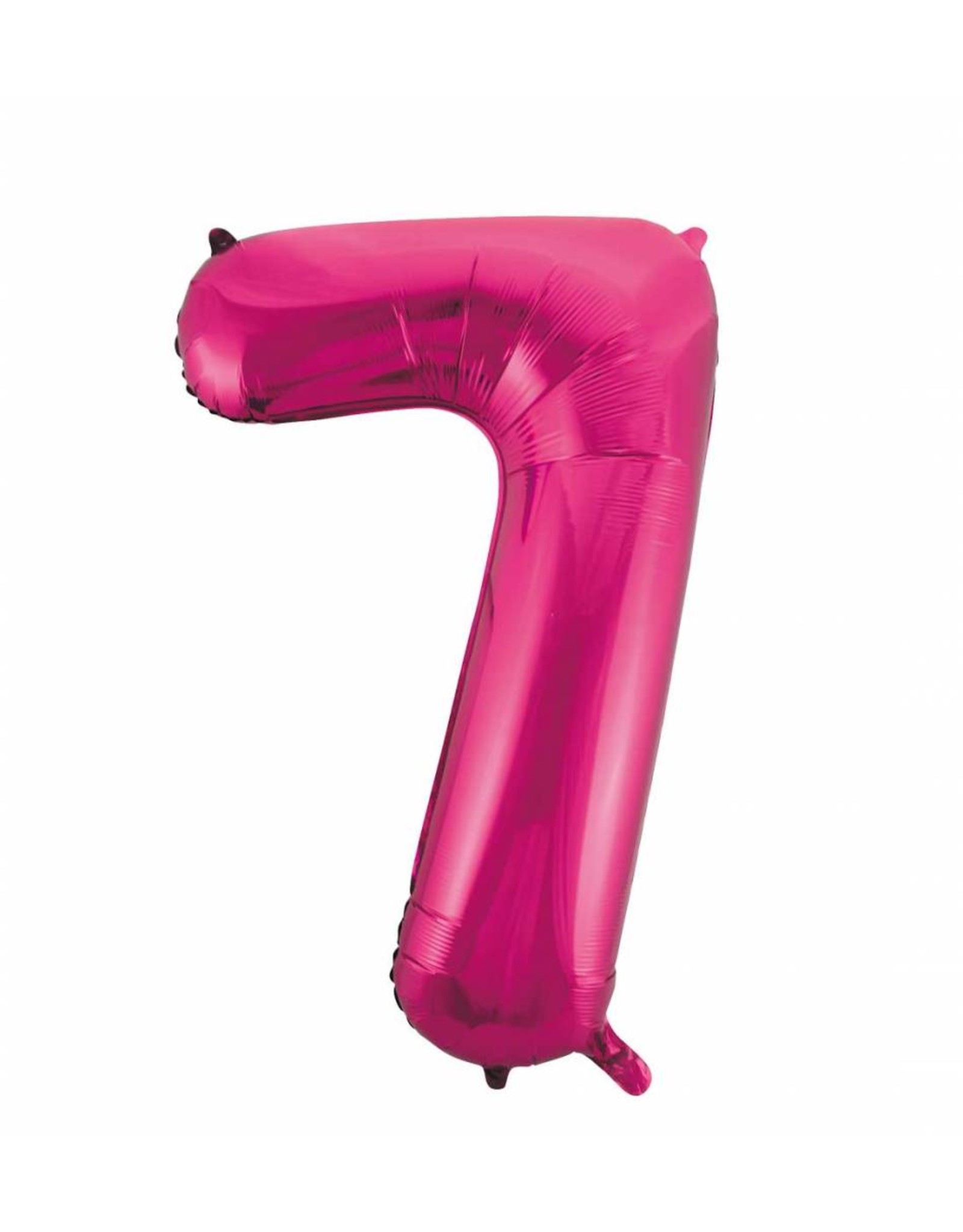 Folie ballon Cijfer 7 Roze (92 cm)