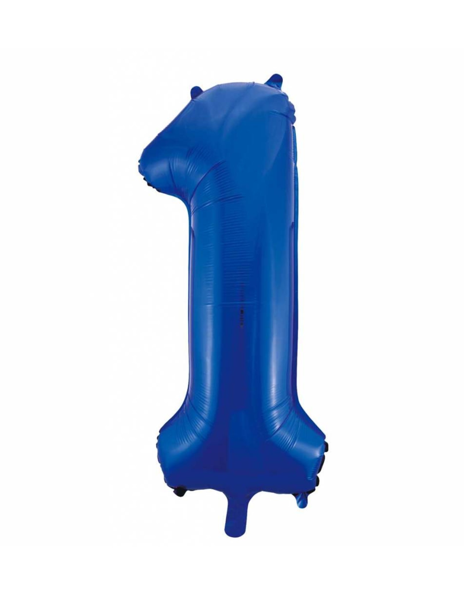Folie ballon Cijfer 1 Blauw (92 cm)