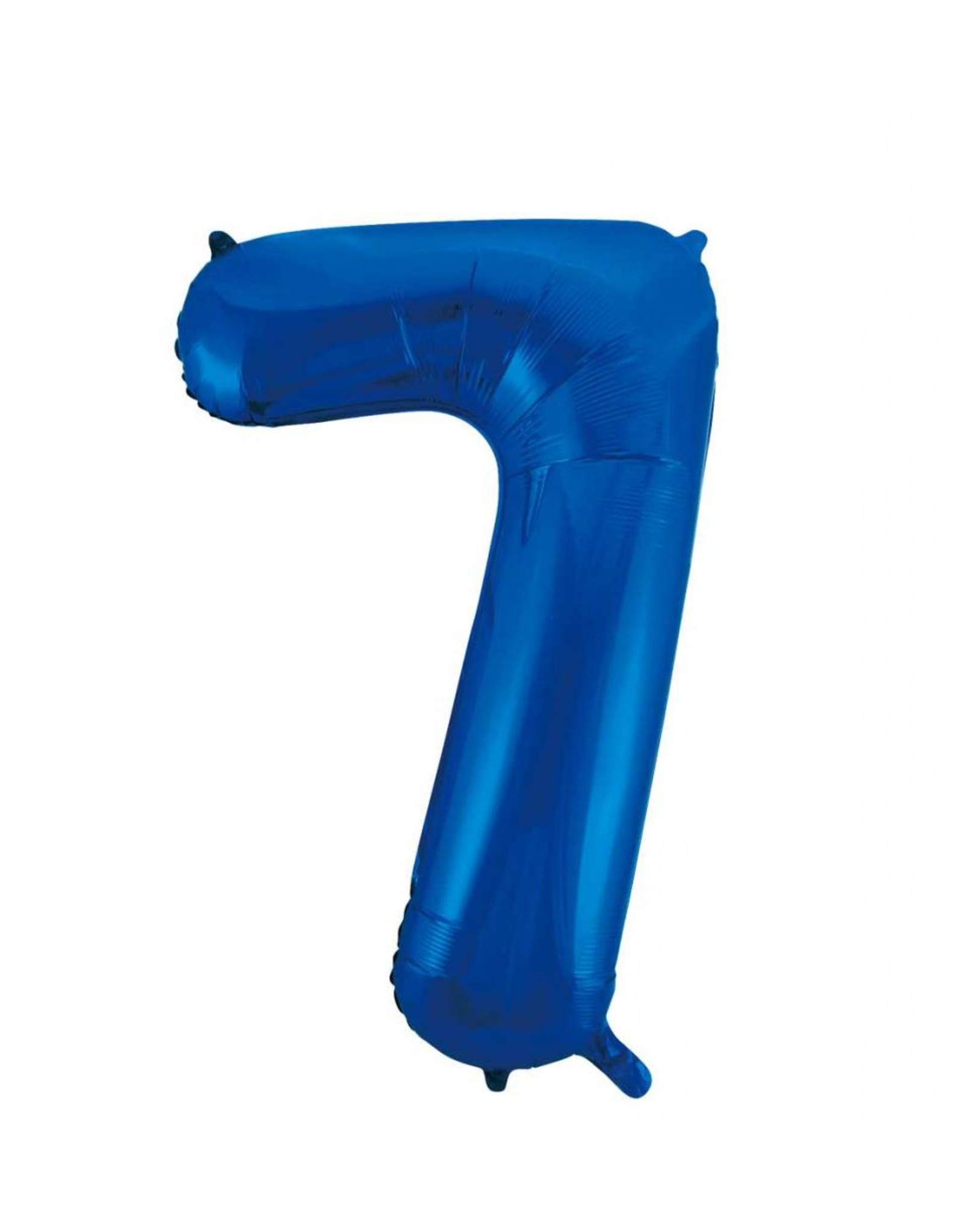 Folie ballon Cijfer 7 Blauw (92 cm)