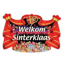 Kroonschild Welkom Sinterklaas