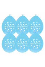 Ballonnen Babyshower Jongen (30 cm, 6 stuks)