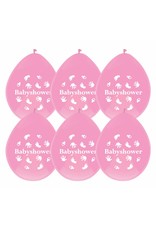 Ballonnen Babyshower Meisje (6 stuks)