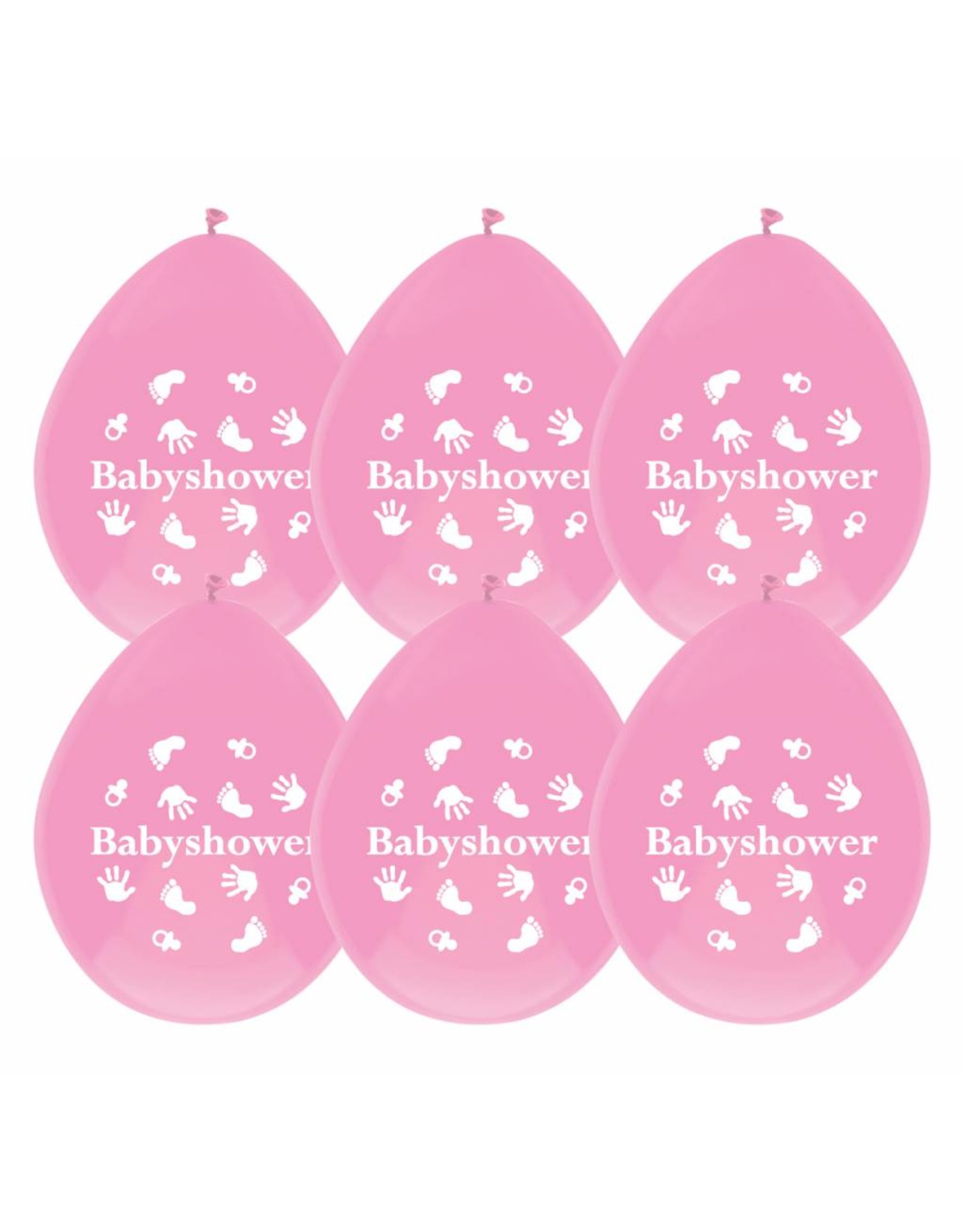 Ballonnen Babyshower Meisje (6 stuks)