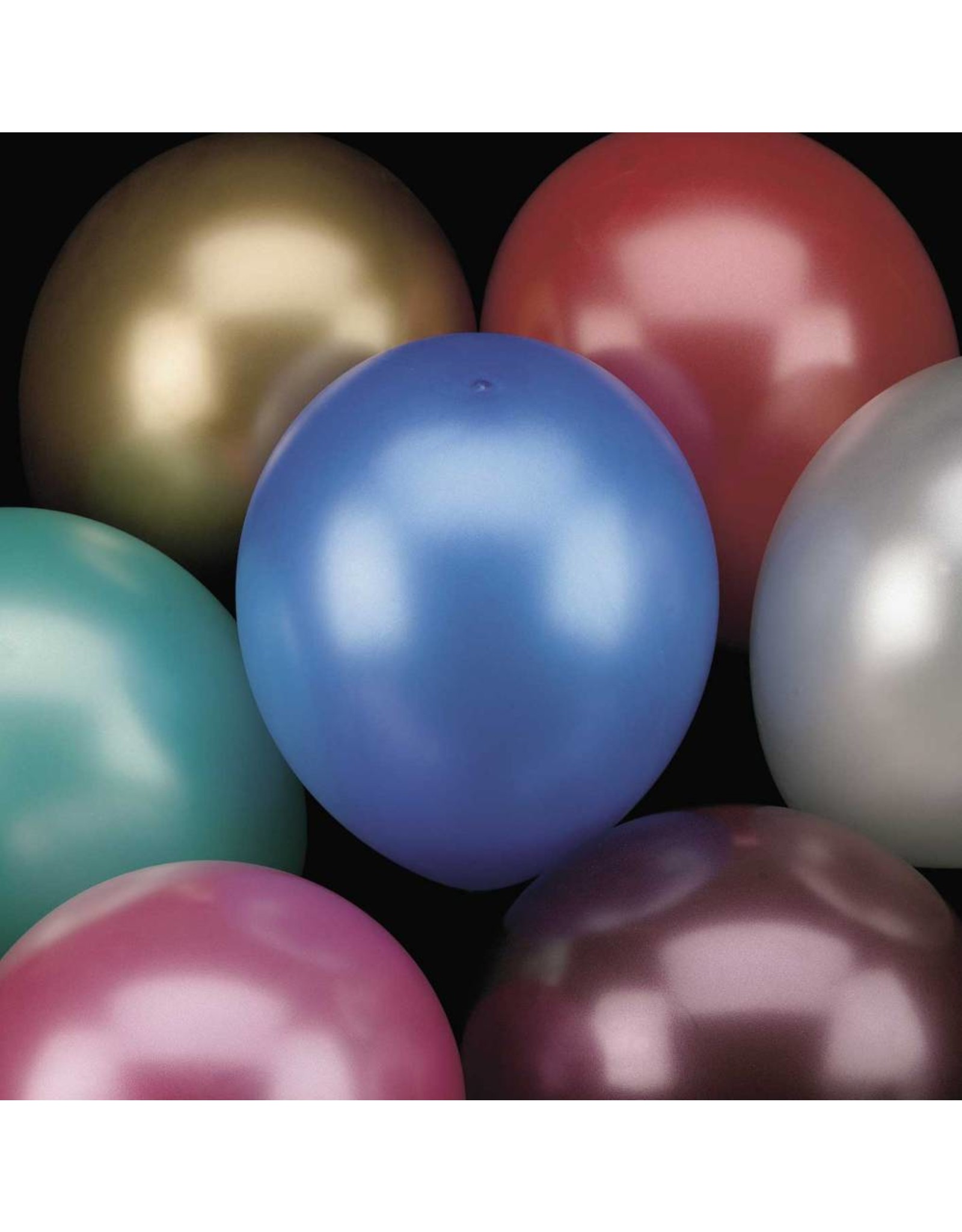 Ballonnen Metallic Assorti (30 cm, 10 stuks)