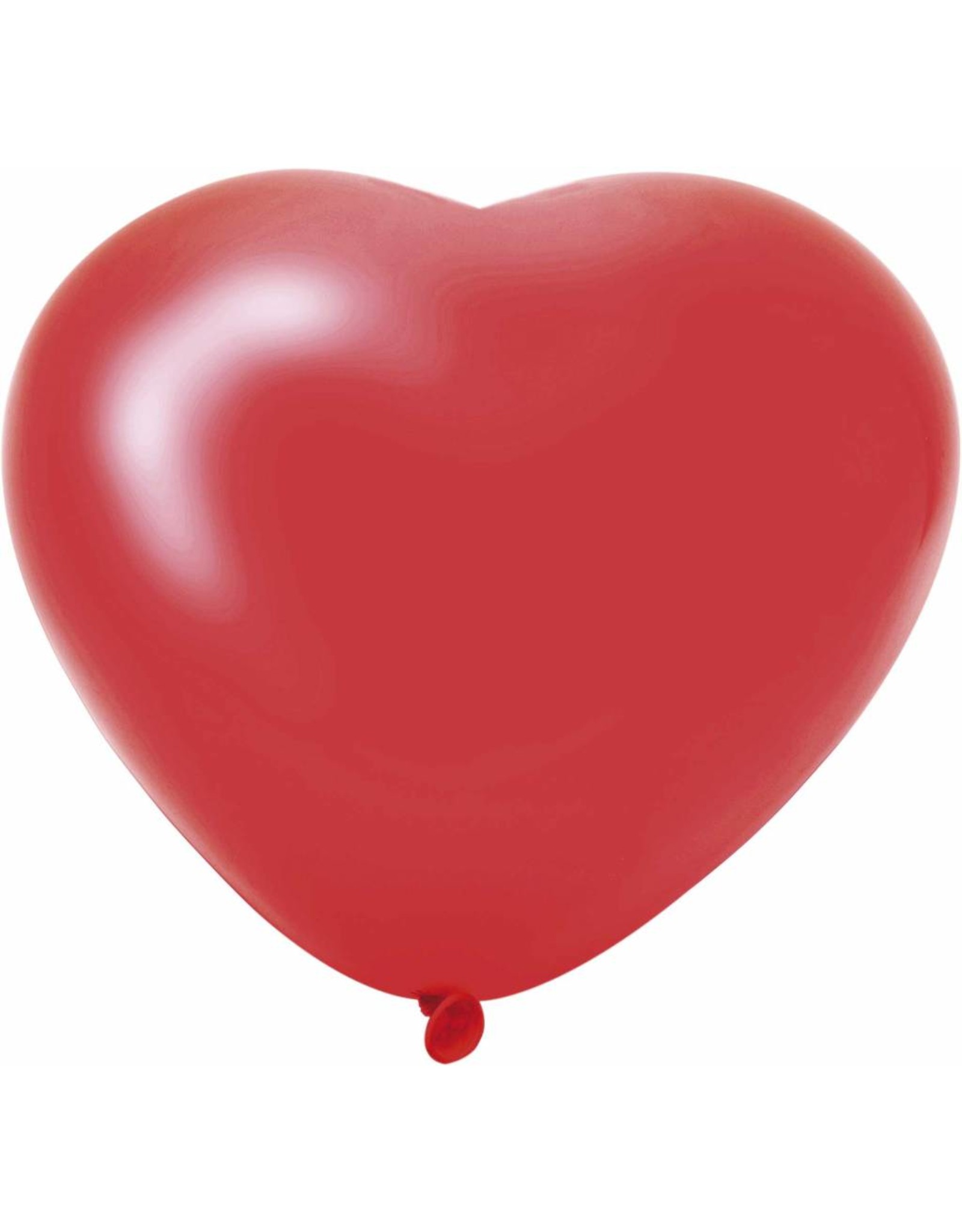 Hartballonnen Rood (25 cm, 6 stuks)