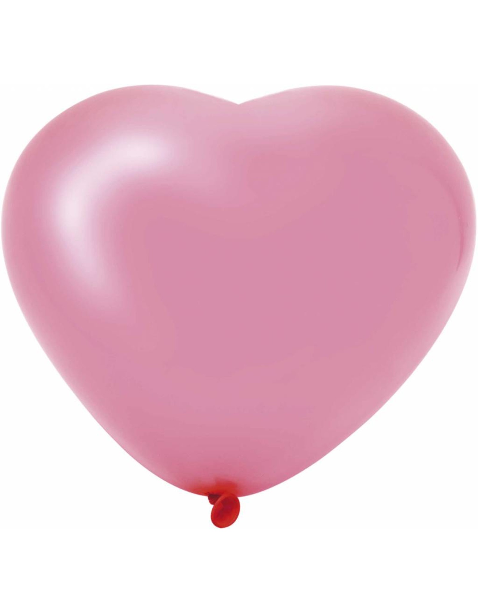 Hartballonnen Roze (25 cm, 6 stuks)