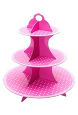 Etagere Cupcake Roze Carton