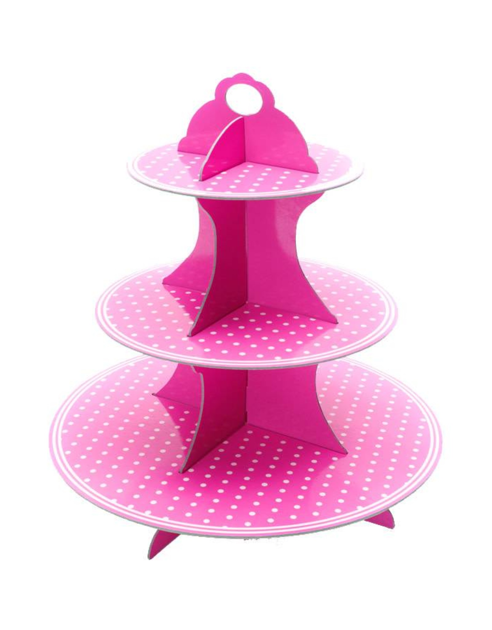 Etagere Cupcake Roze Carton