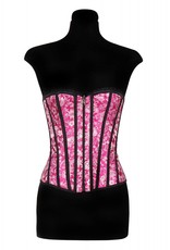 Bustier brokaat''Jessie Cutler'', Roze