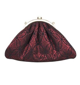 Tasje brocaat luxe, Rood