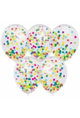 Confetti Ballonnen Zijdevloei Kleur (5 stuks)