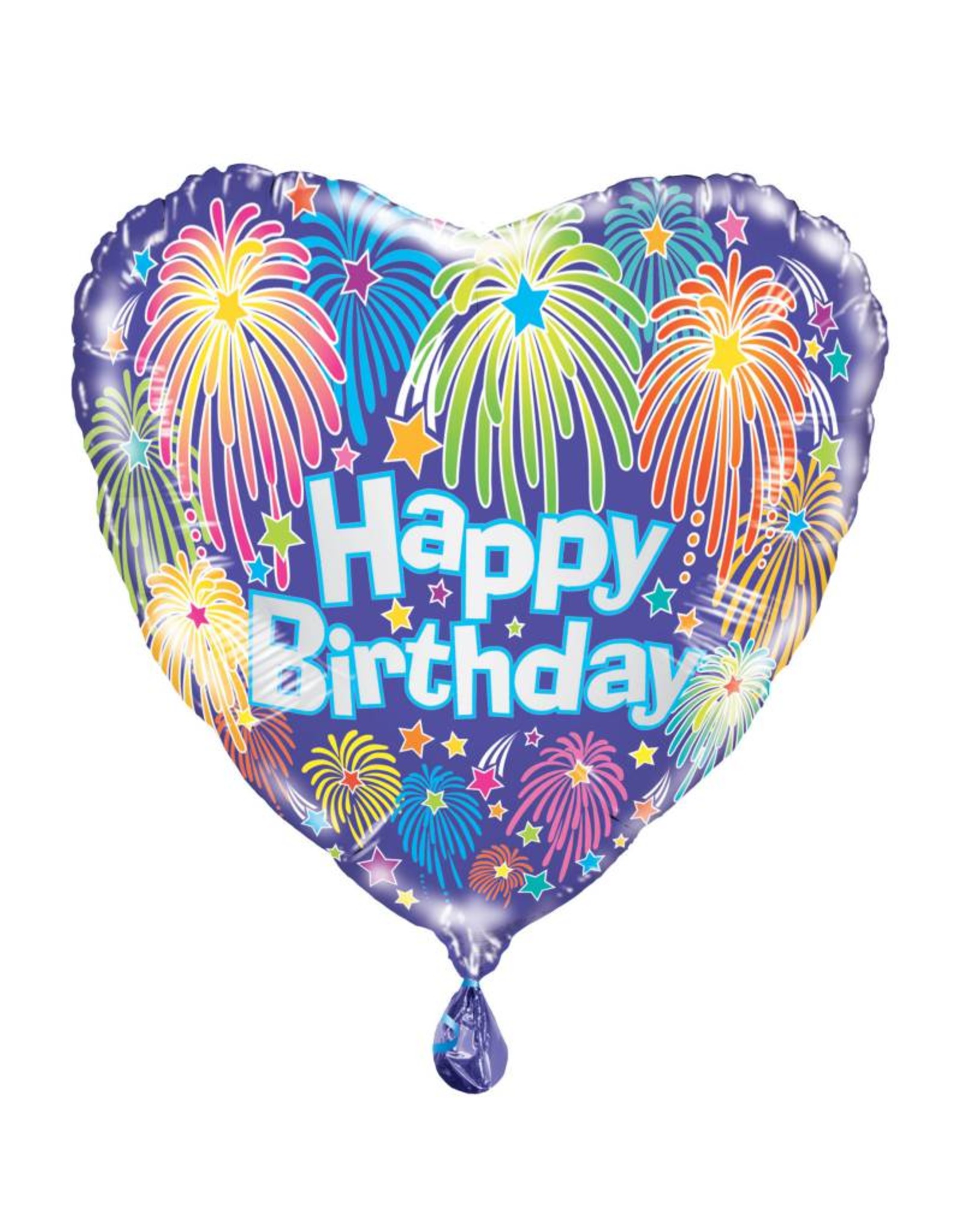 Folie Ballon Hart Happy Birthday (45 cm)