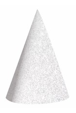 Hoedjes Sparkling Silver (6 stuks)