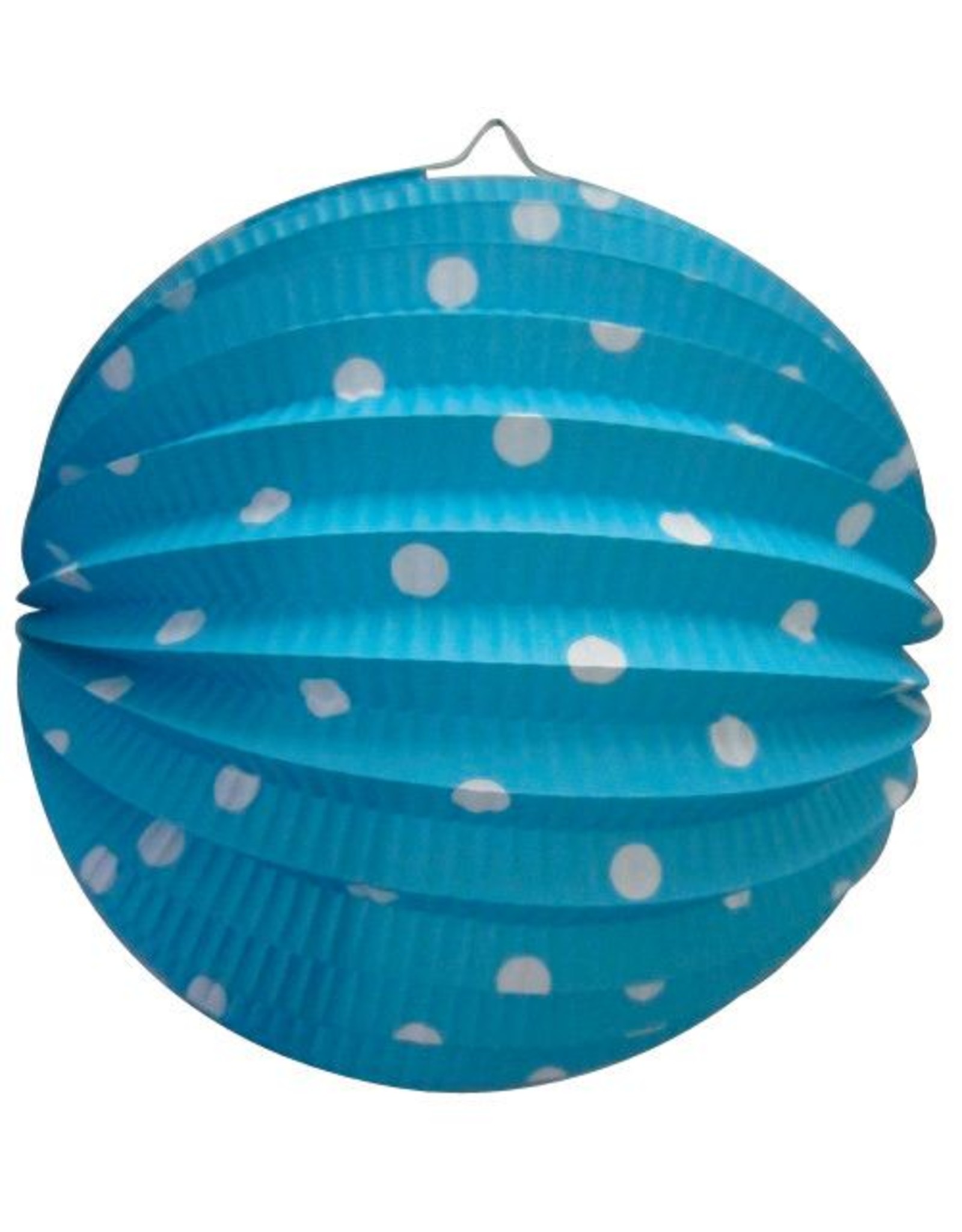 Bollampion Blauw met Stippen (23 cm)