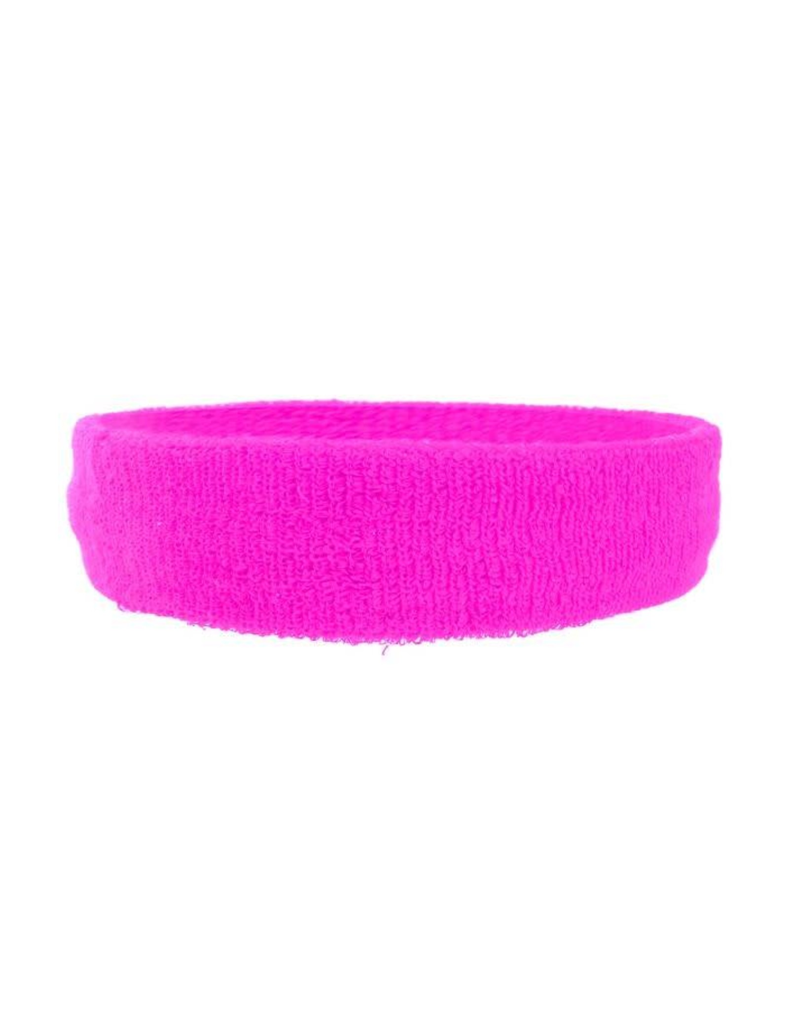 Hoofdband neon roze - pink