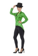 Sequin Slipjas Dames, Groen