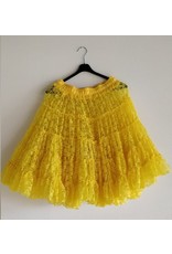 Pettycoat kantstof, Geel