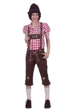 Tiroler damenhose 3/4 lang ''inga'', Bruin