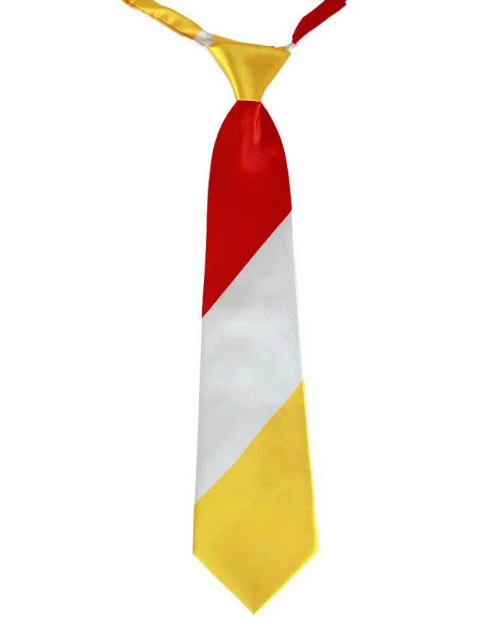 Stropdas rood/wit/geel