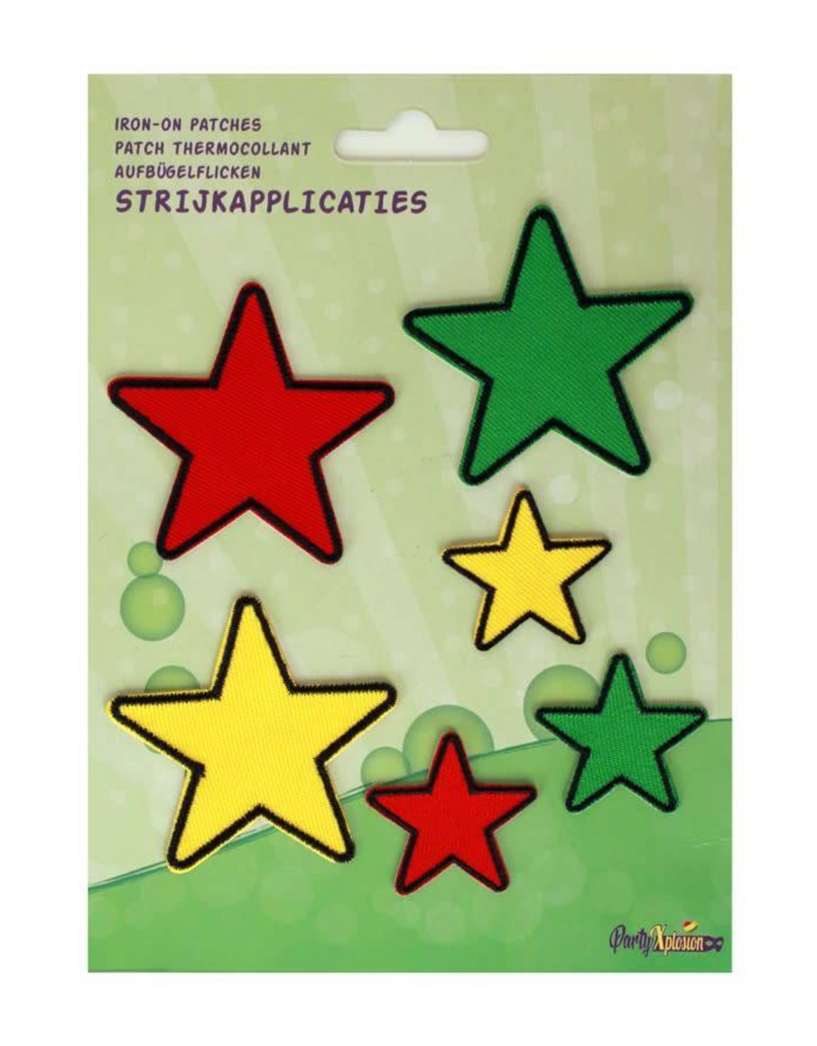 Applicaties sterren rood/geel/groen