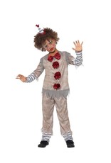 Vintage Clown Kostuum, Jongen