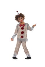 Vintage Clown Kostuum, Jongen