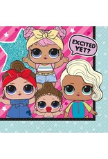 Servetten L.O.L. Surprise (16 stuks)