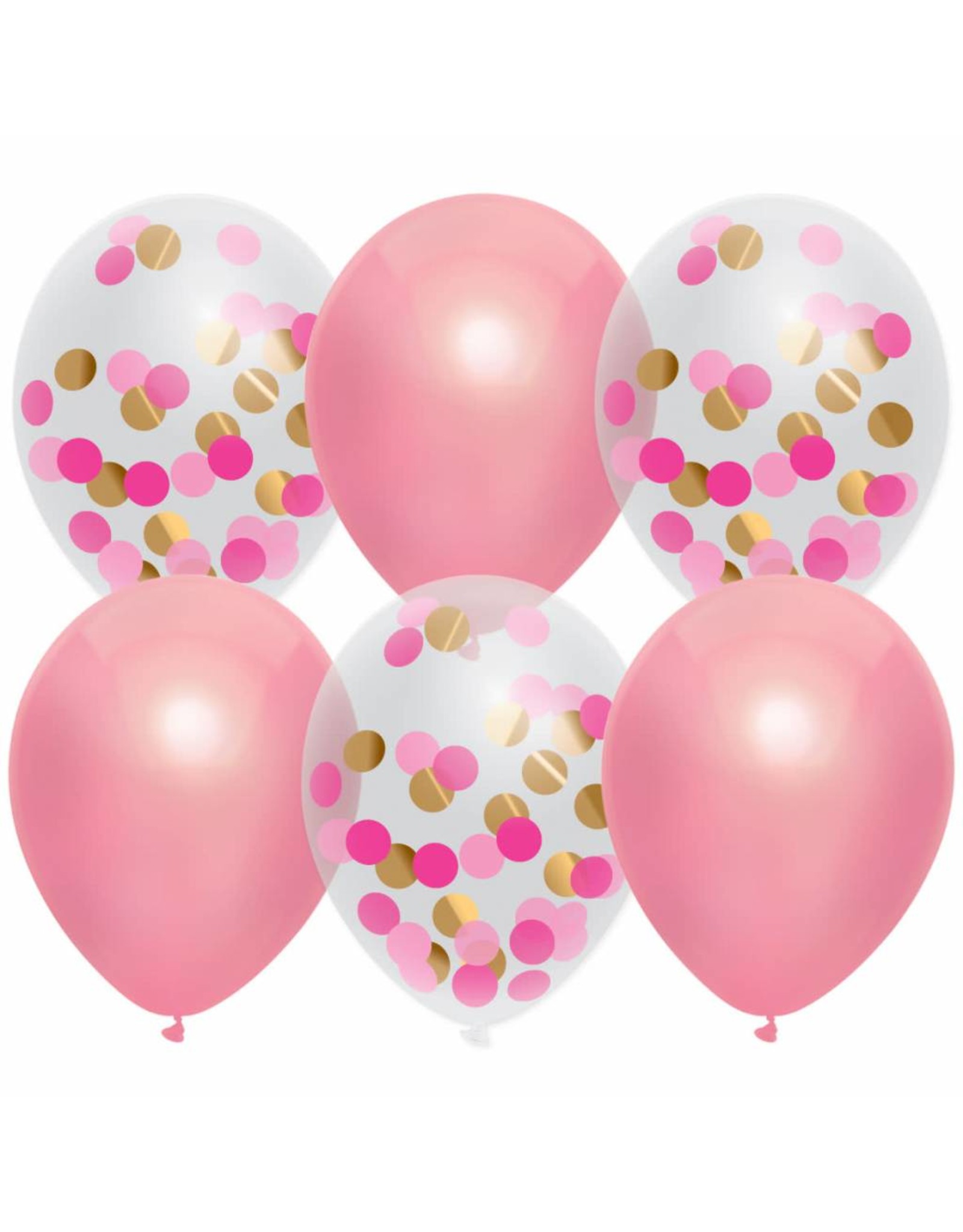 Ballonnenmix Prinses Pink (6 stuks)