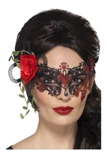 Day of the Dead Metalen Filigree Oogmasker,