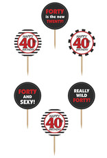 Cupcake Toppers 40 jaar