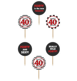 Cupcake Toppers 40 jaar