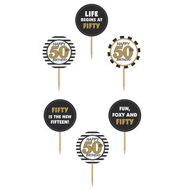 Cupcake Toppers 50 jaar