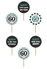 Cupcake Toppers 60 jaar