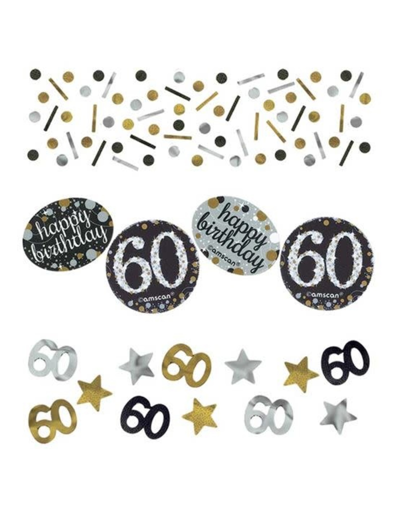 Confetti Sparkling Gold 60 jaar (34 gr)