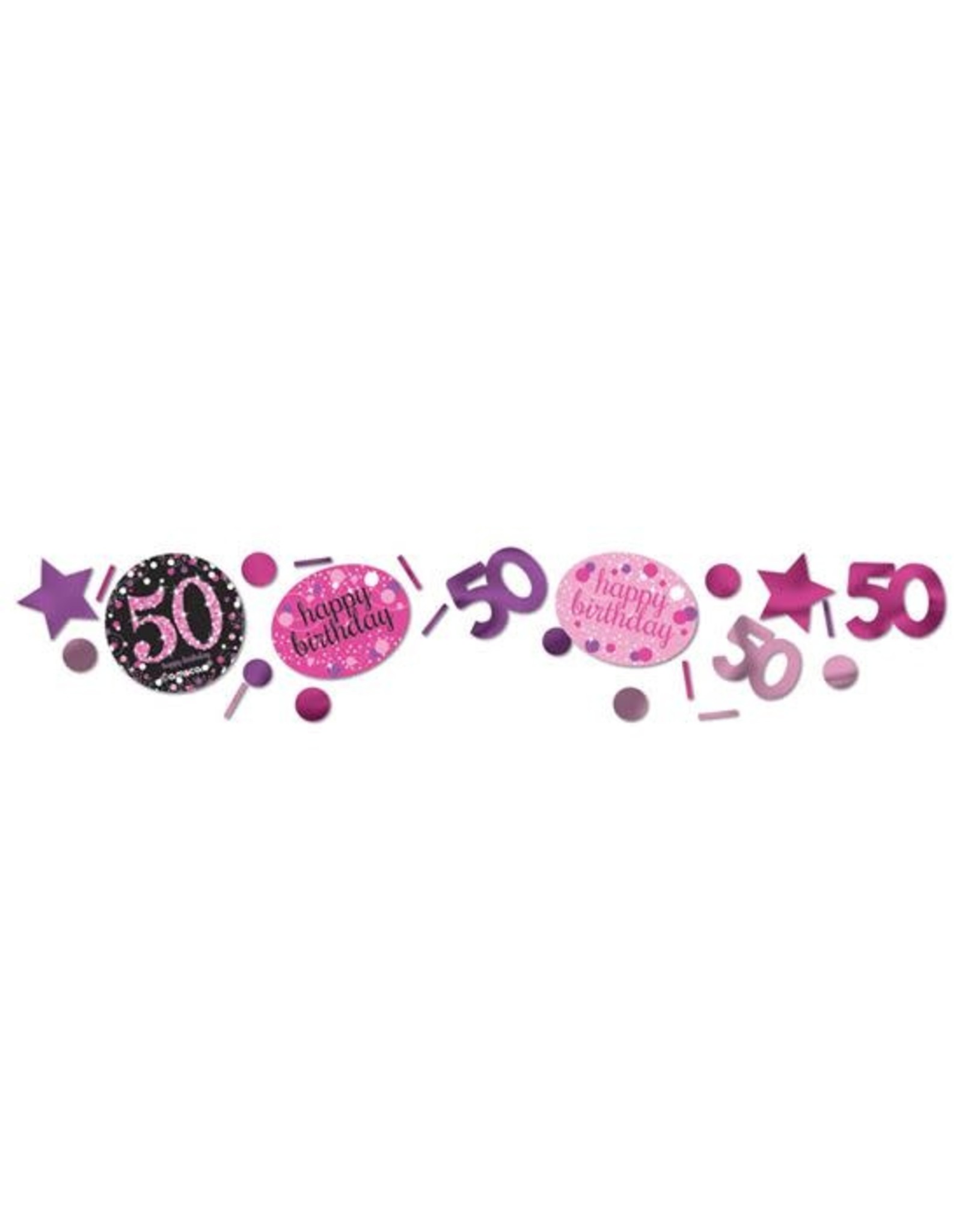 Confetti Sparkling Pink 50 jaar (34 gr)