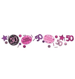 Confetti Sparkling Pink 50 jaar (34 gr)