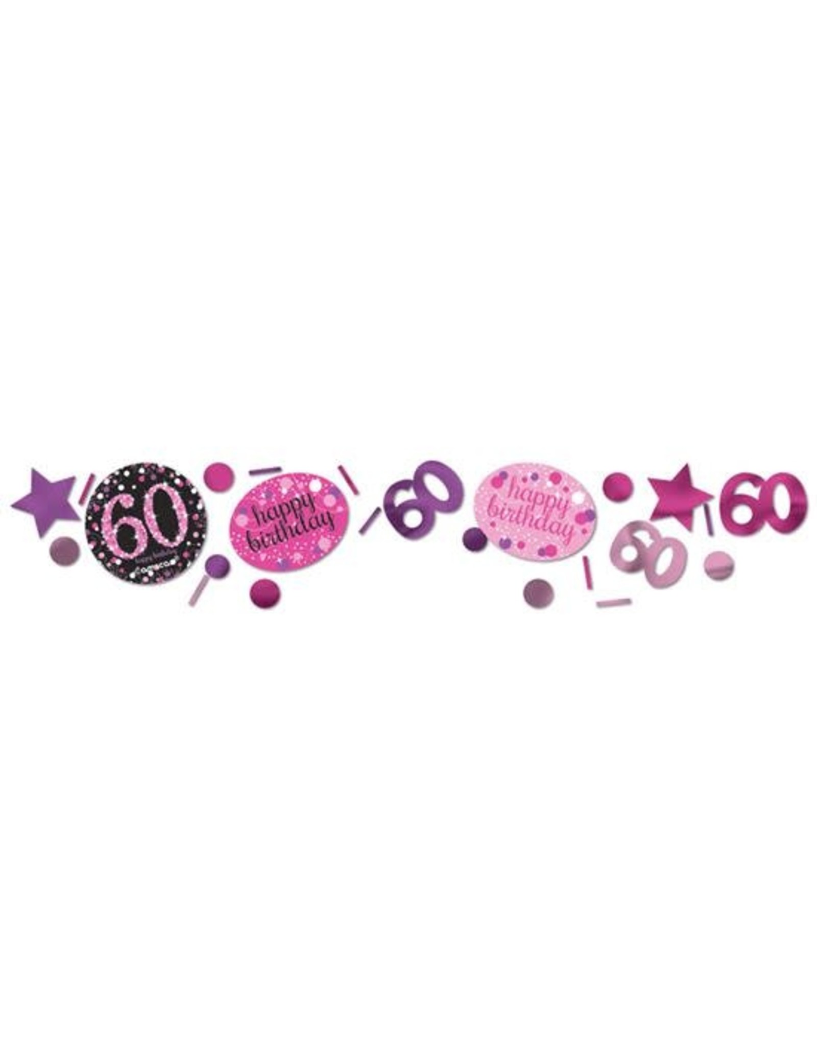 Confetti Sparkling Pink 60 jaar (34 gr)