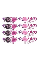 Confetti Sparkling Pink 70 jaar (34 gr)