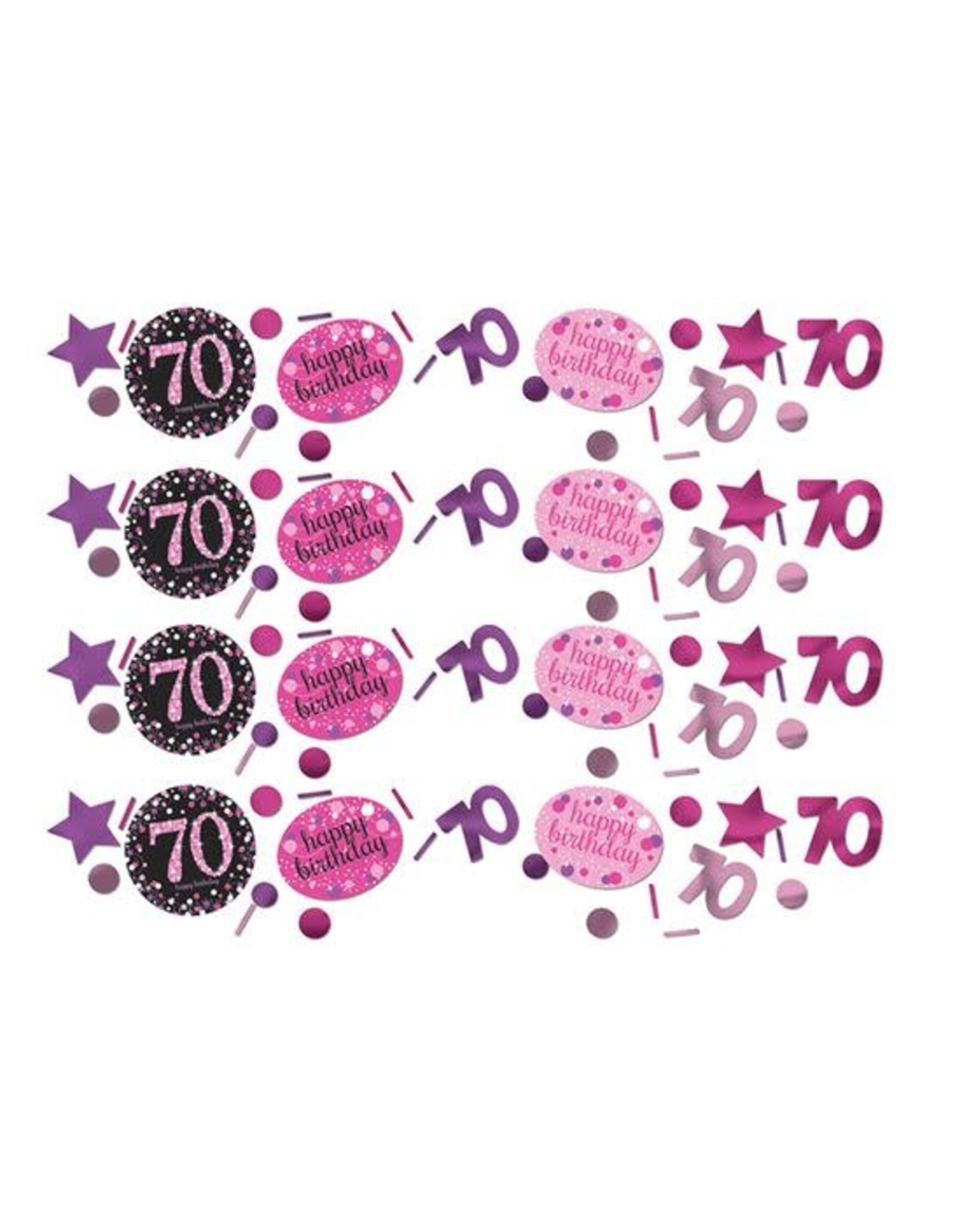 Confetti Sparkling Pink 70 jaar (34 gr)