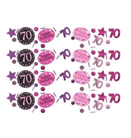 Confetti Sparkling Pink 70 jaar (34 gr)