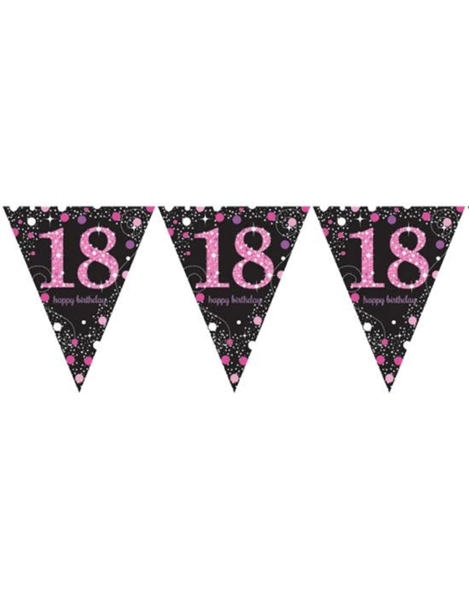 Vlaggenlijn Sparkling Pink 18 jaar (4 m)