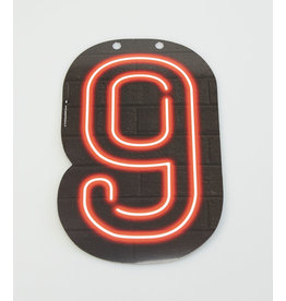 Neon letter - 9