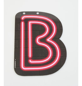 Neon letter - B