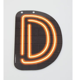 Neon letter - D