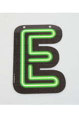 Neon letter - E