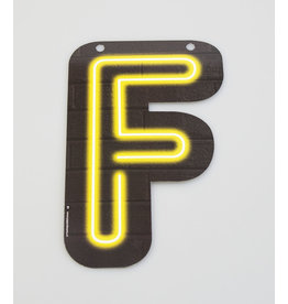 Neon letter - F