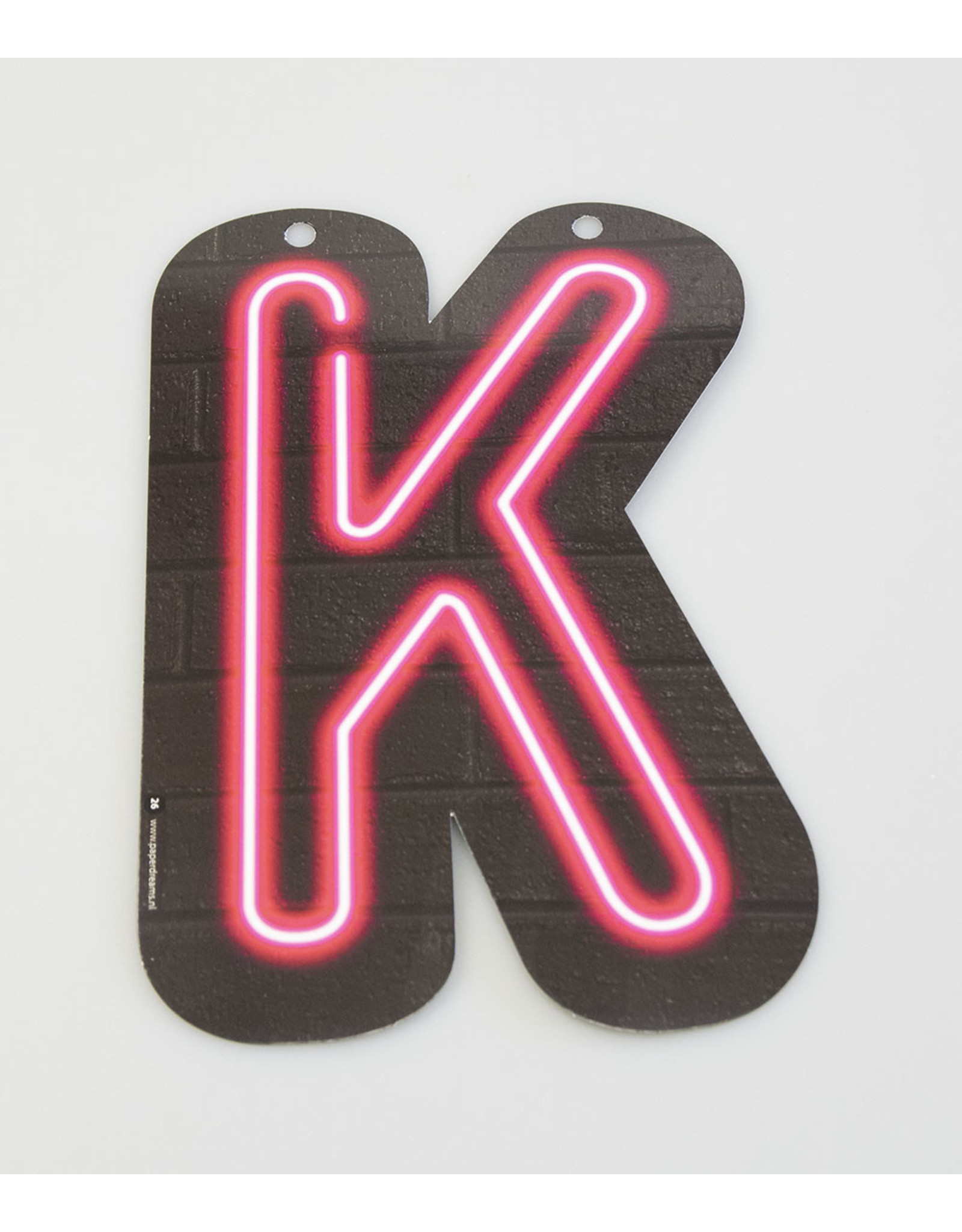 Neon letter - K