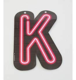 Neon letter - K